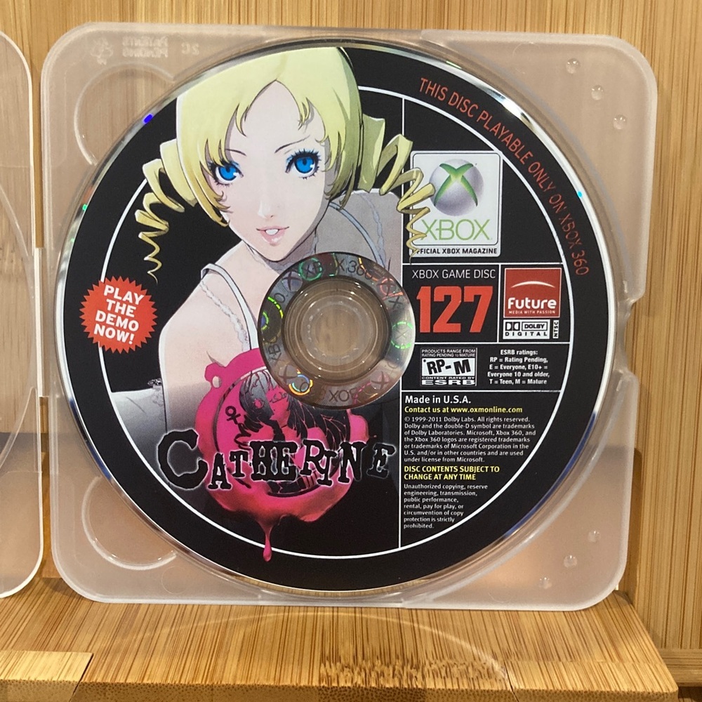 Catherine Xbox 360 demo disc